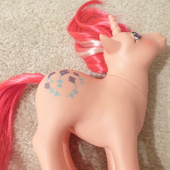 MY LITTLE PONY HASBRO Vintage G1 Skyflier unicorn pony 1984 - Picture 7 of 14